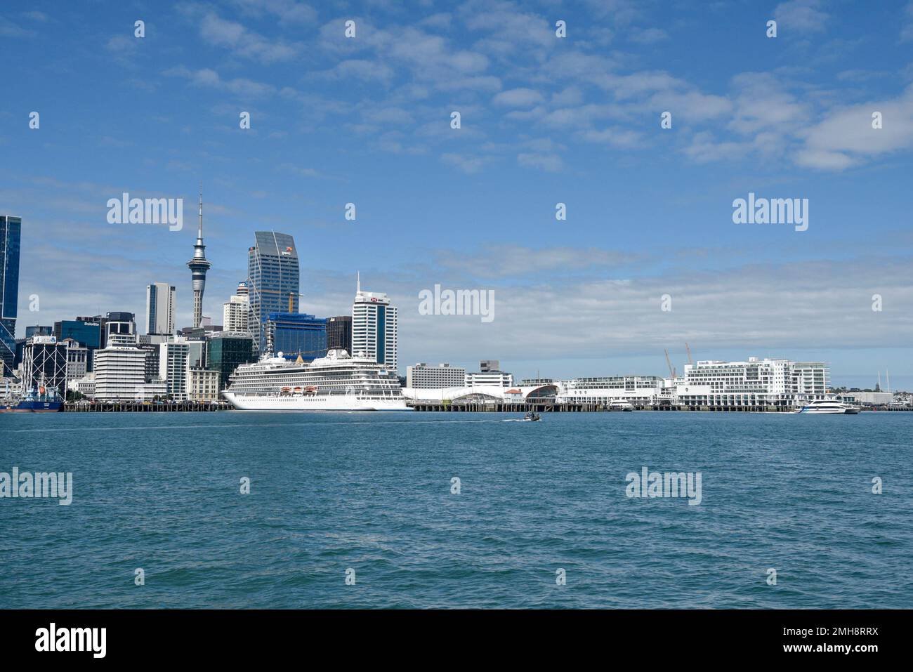 Viking Line Cruise Ship Viking Origin docked in Auckland New Zealand