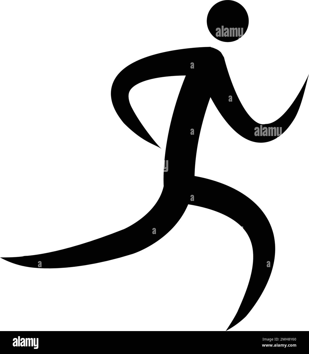 Human running vector logo template character for health Business Stock ...