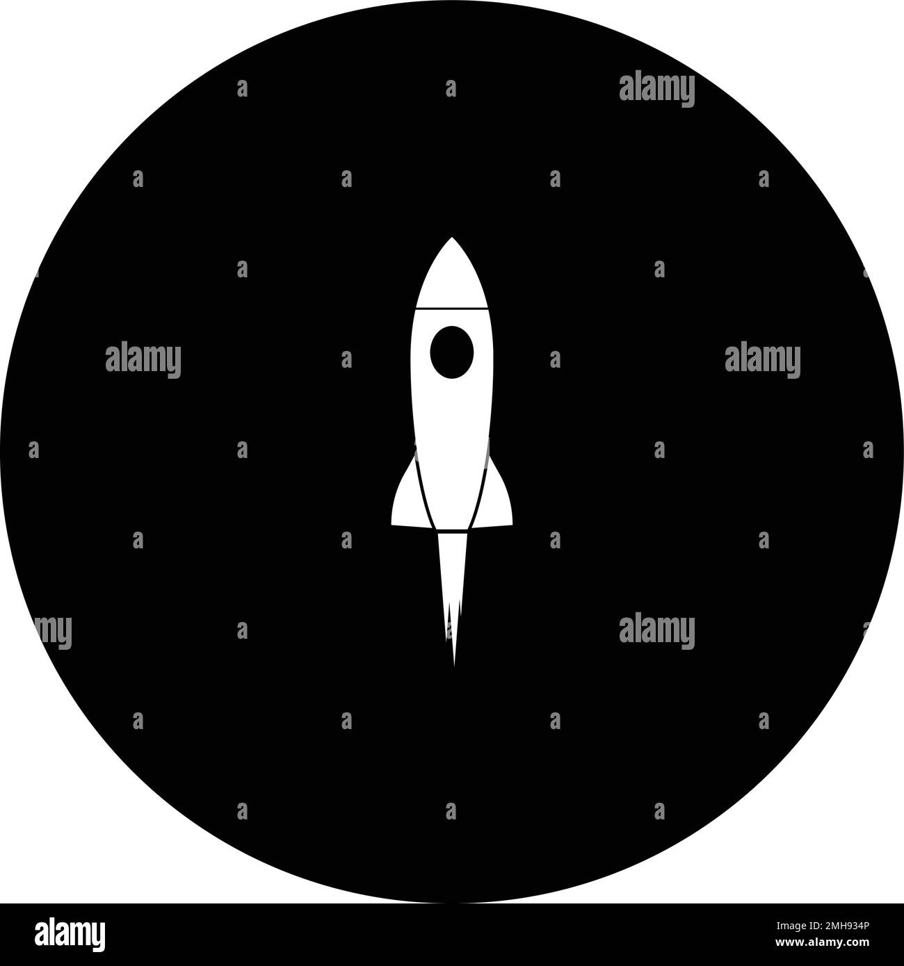 Rocket icon  ilustration logo vector icon template Stock Vector