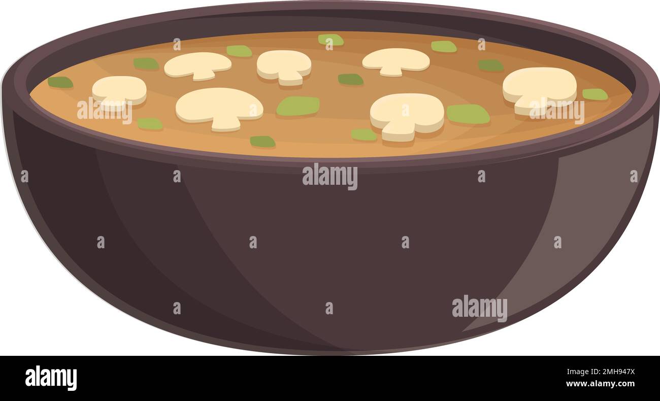 Soup meal icon cartoon vector. Food dish. Hot meat Stock Vector
