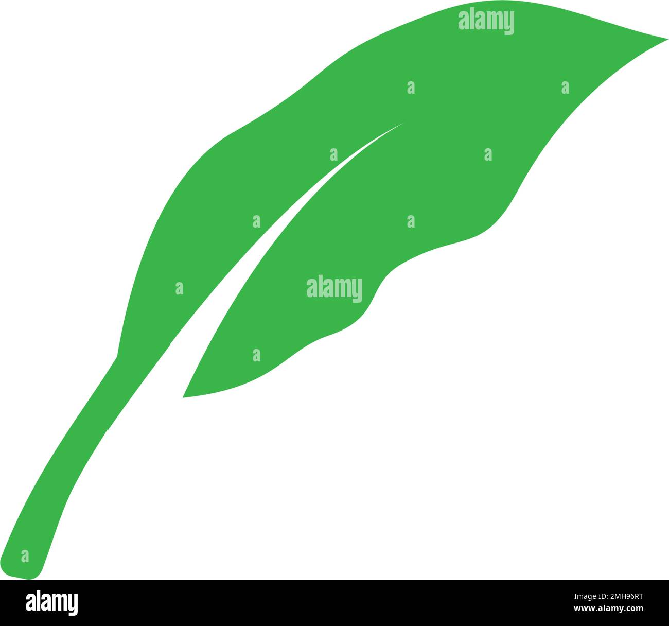 leaf logo icon vektor illustration design Stock Vector Image & Art - Alamy