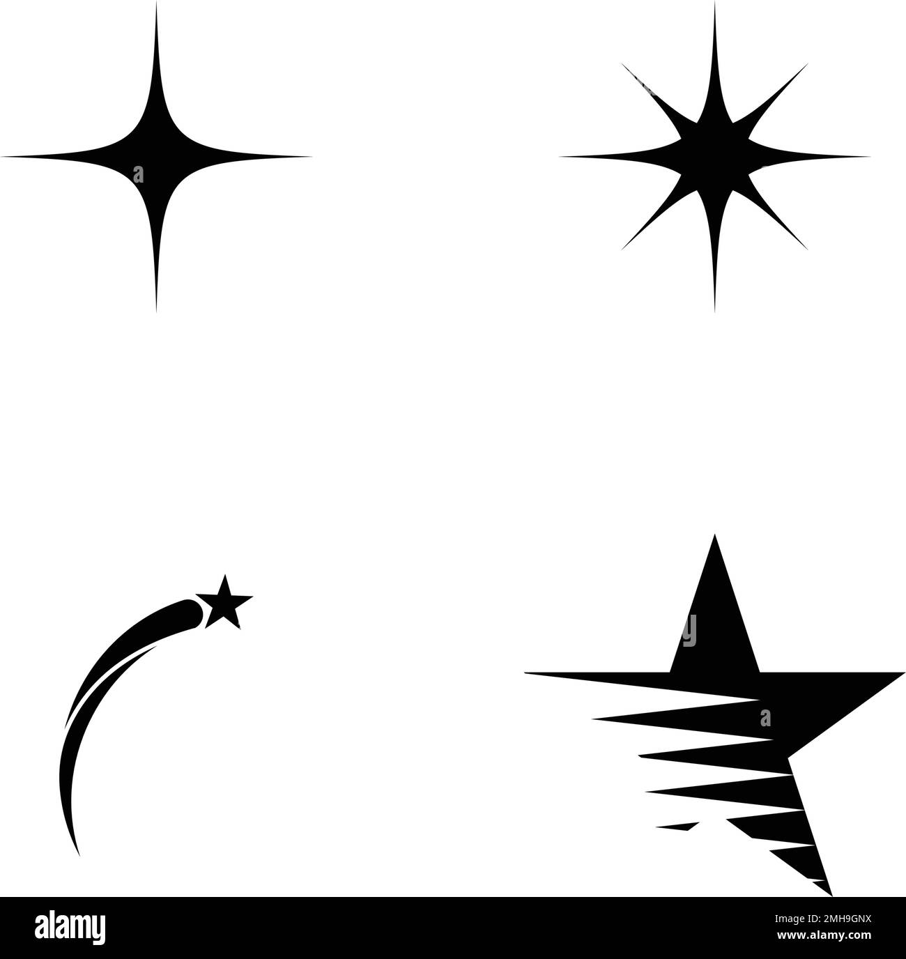 Star Logo Template vector icon illustration design Stock Vector Image ...