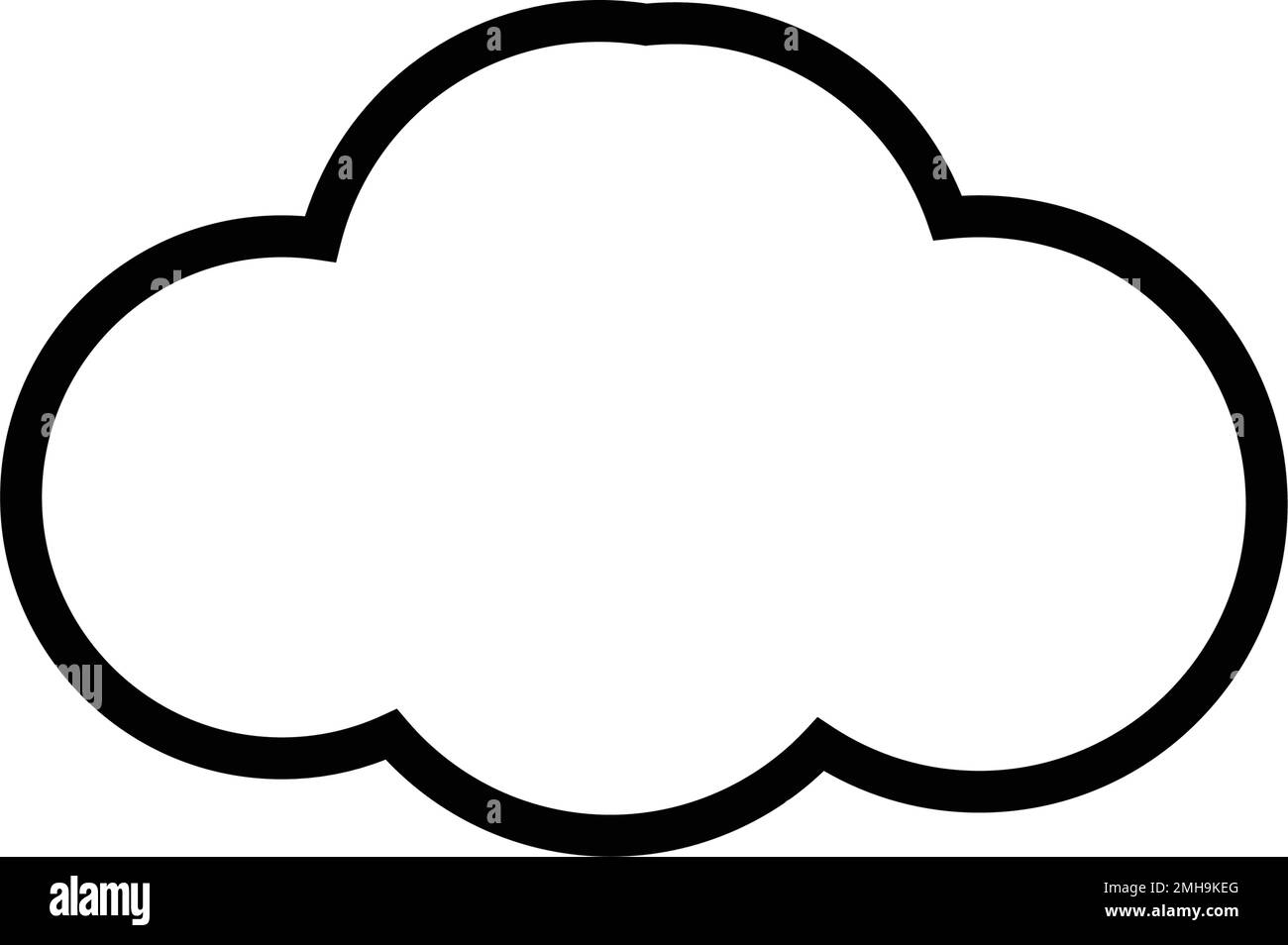 cloud logo vector icon template Stock Vector