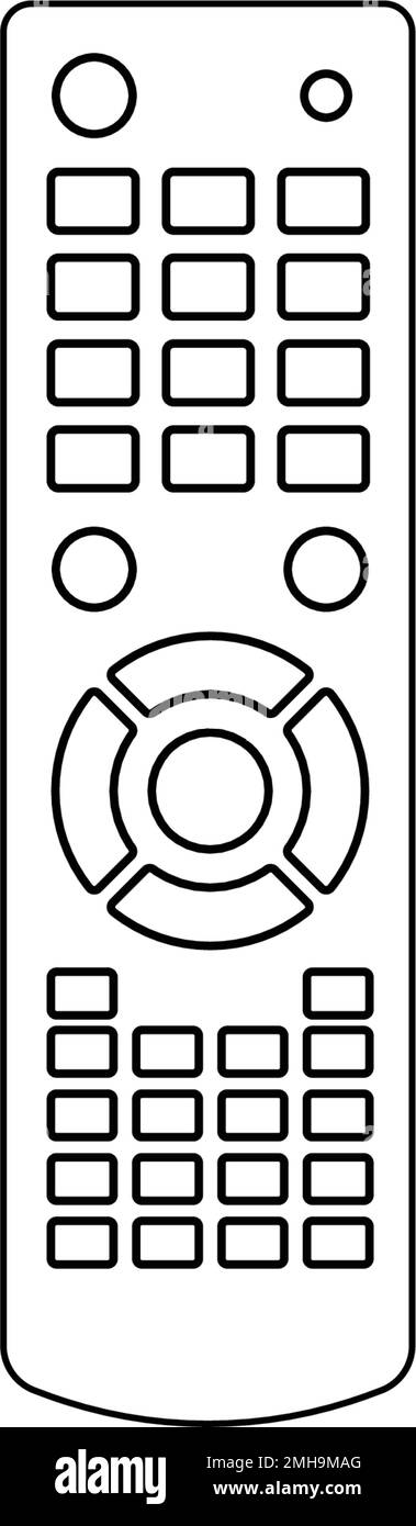 remote control logo illustration design Stock Vector