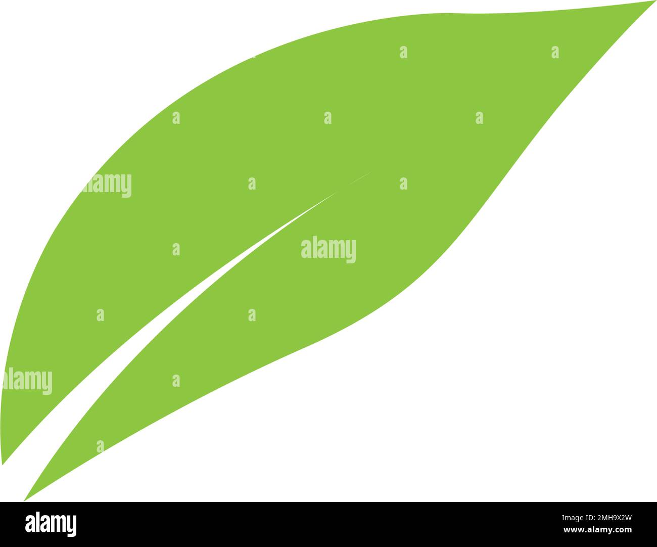 leaf logo icon vektor illustration design Stock Vector Image & Art - Alamy