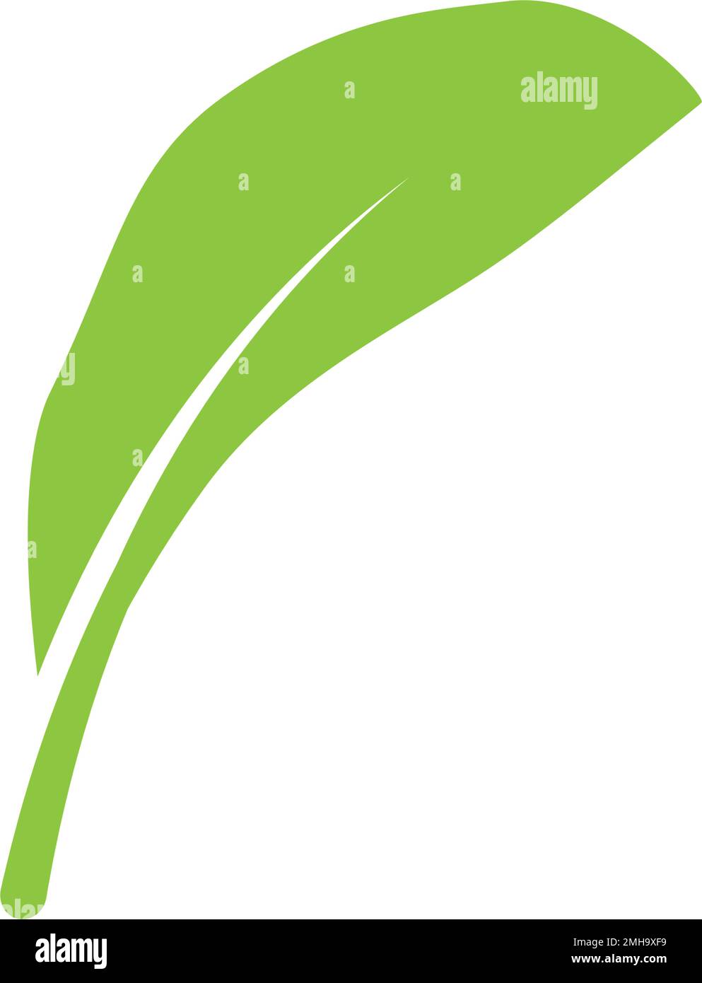 leaf logo icon vektor illustration design Stock Vector Image & Art - Alamy