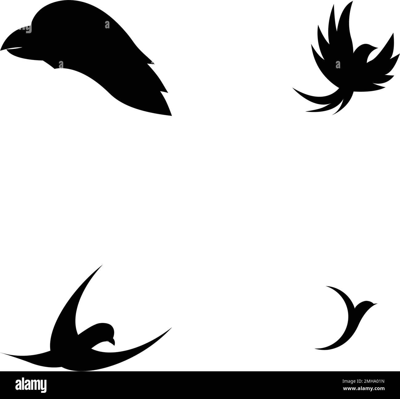 Bird Logo Template vector illustration Stock Vector Image & Art - Alamy