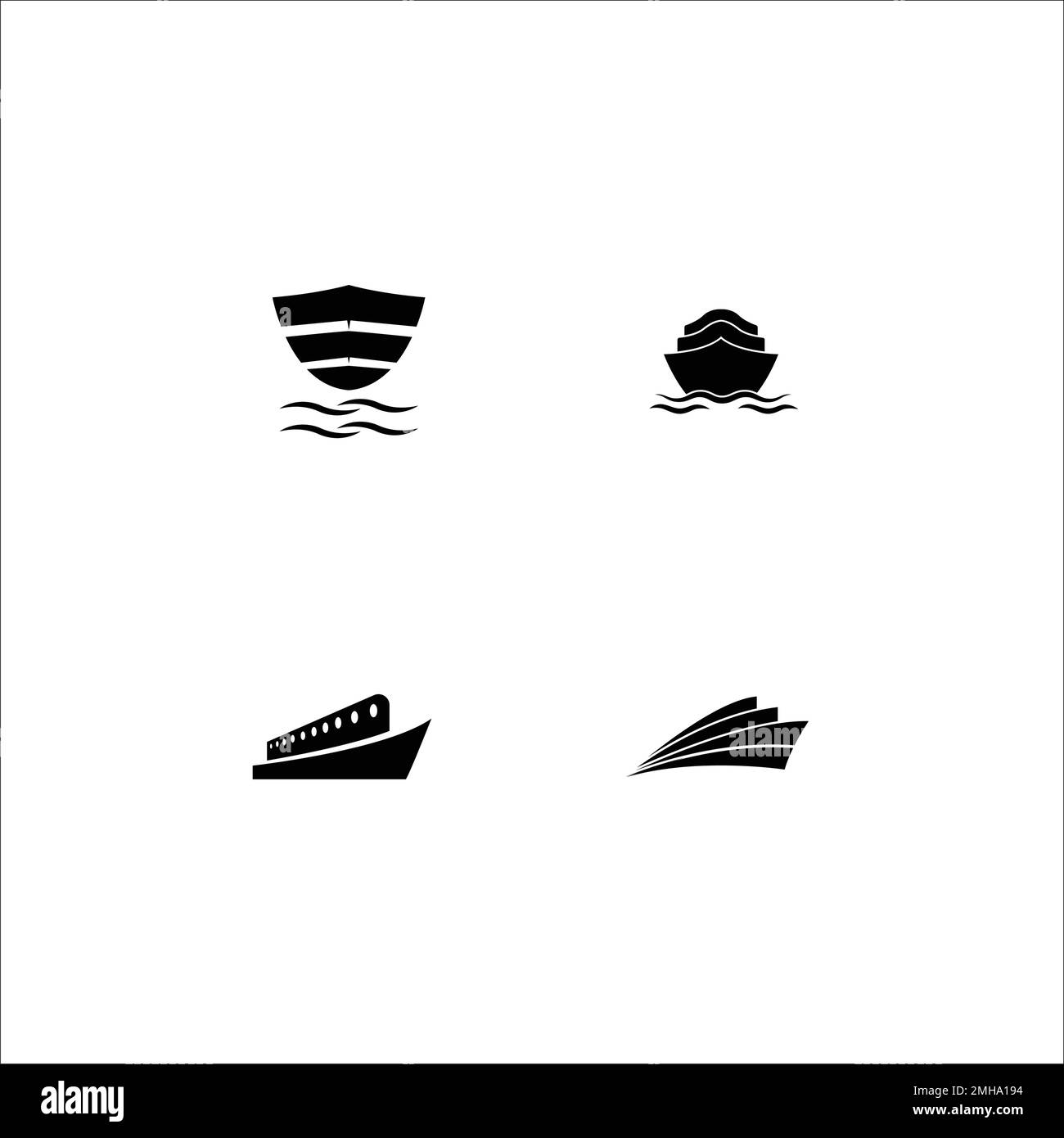 cruise ship Logo Template vector icon design Stock Vector Image & Art ...
