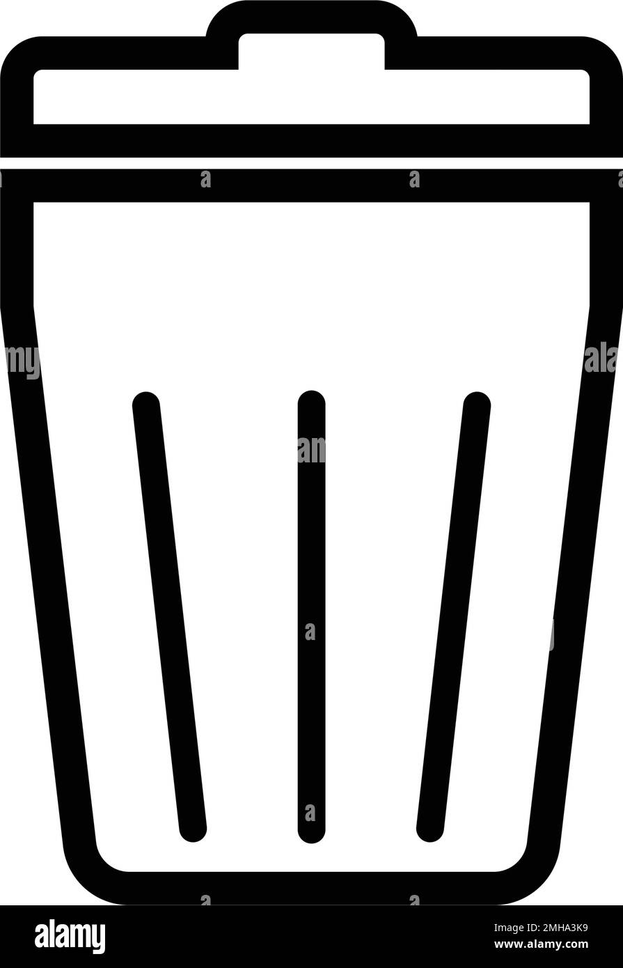 trash can logo illustration design Stock Vector Image & Art - Alamy