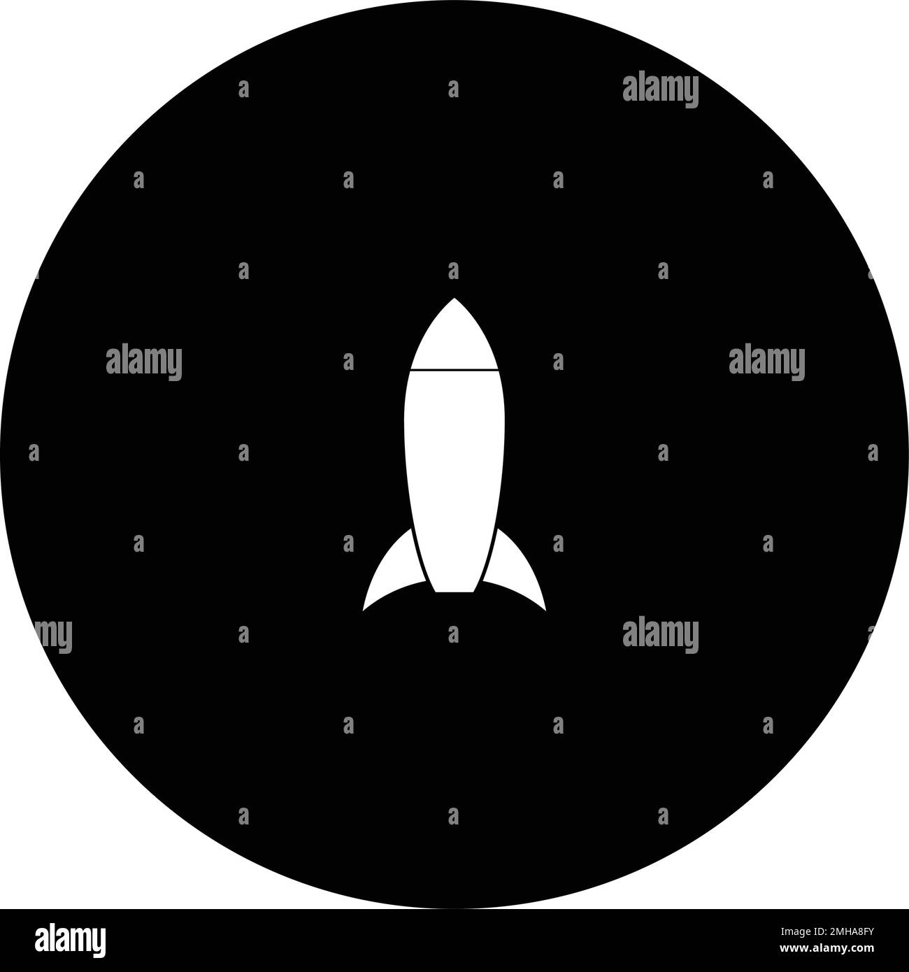 Rocket icon  ilustration logo vector icon template Stock Vector