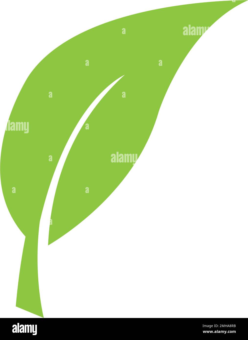 leaf logo icon vektor illustration design Stock Vector Image & Art - Alamy