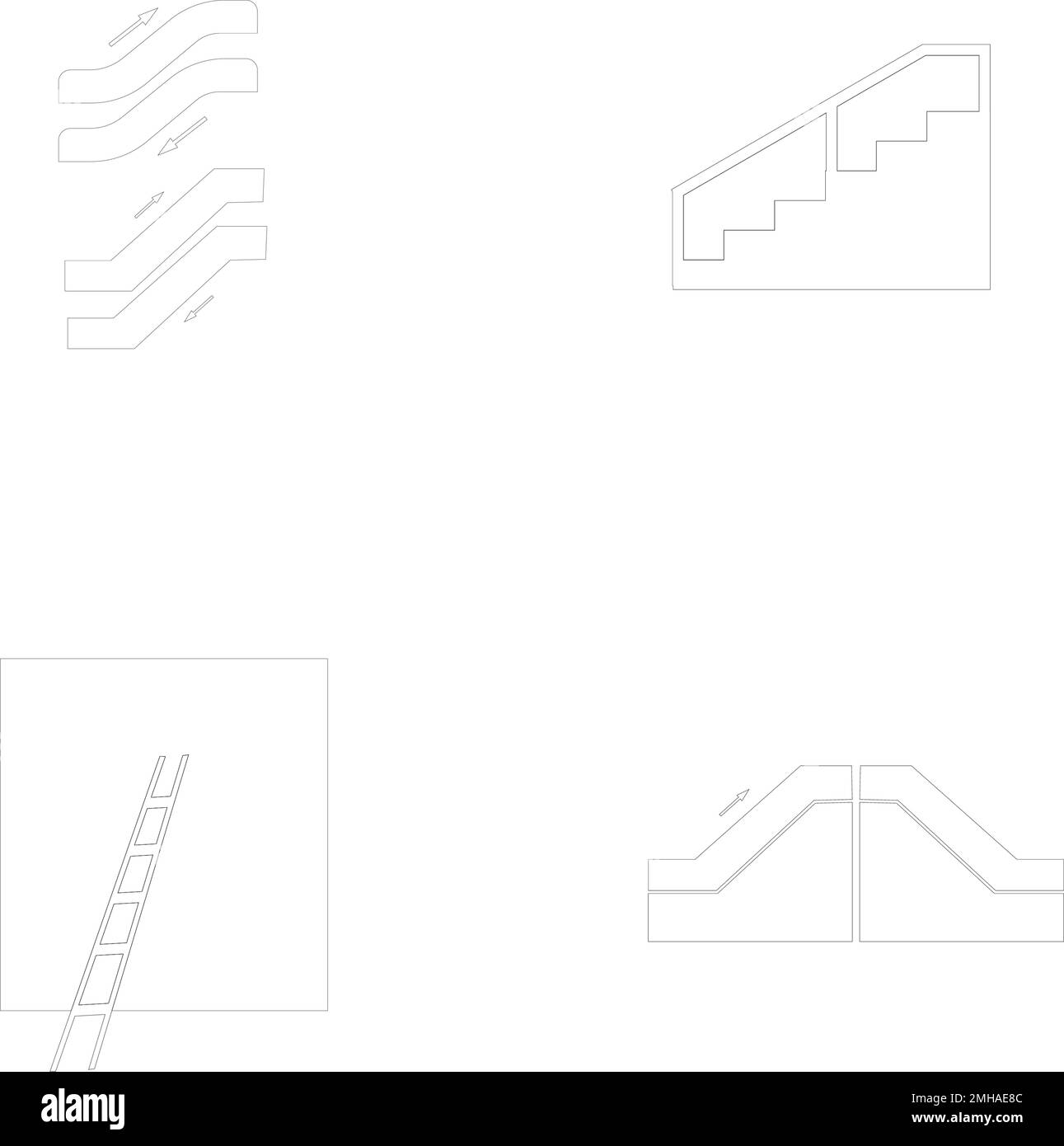 stairs logo stock illustration design Stock Vector