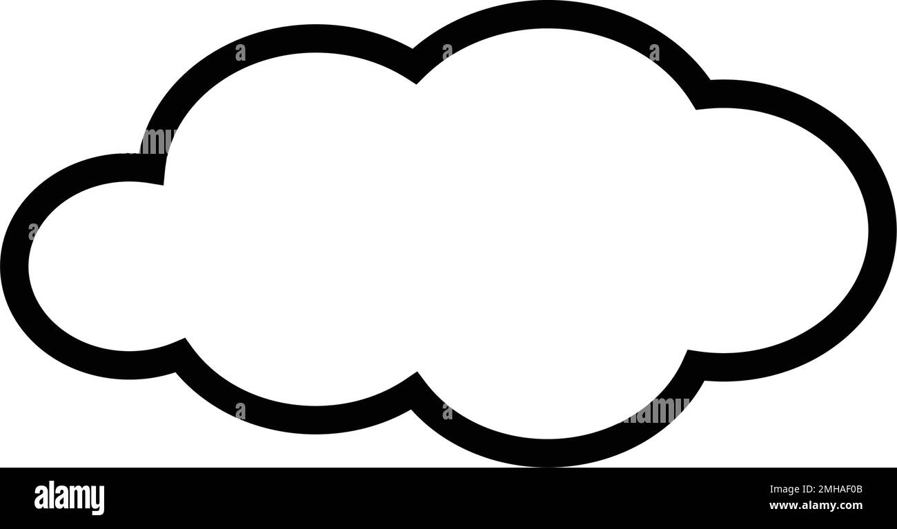 cloud logo vector icon template Stock Vector Image & Art - Alamy