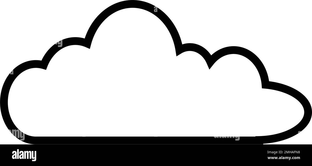 cloud logo vector icon template Stock Vector