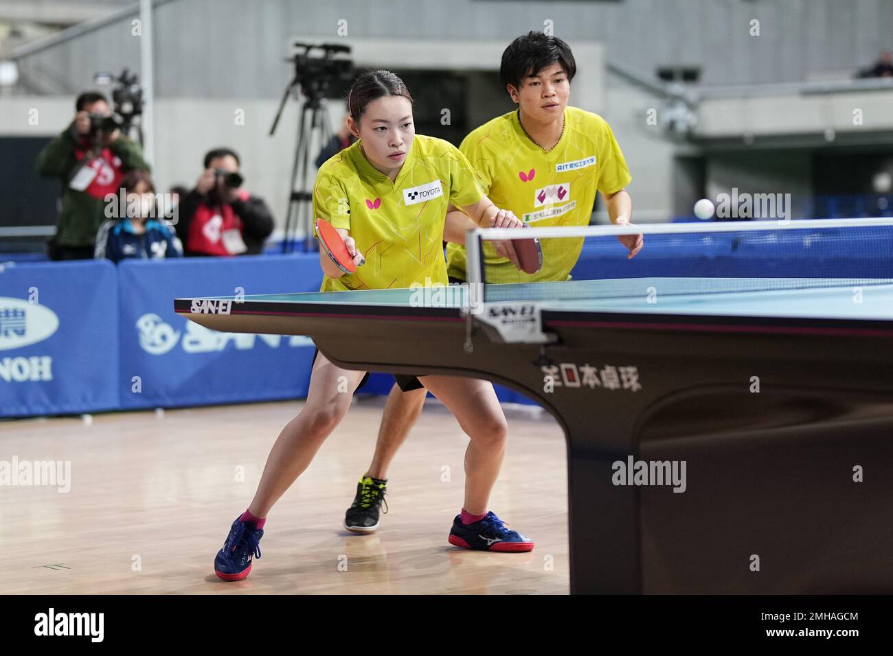Tokyo, Japan. 26th Jan, 2023. Yuta Tanaka Chiaki Tanaka Table Tennis