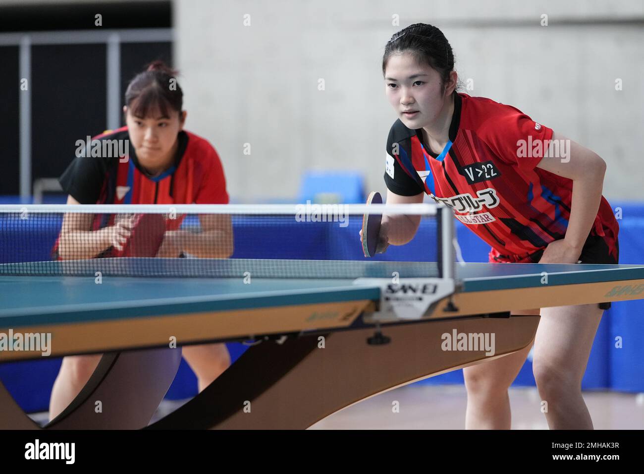 Tokyo, Japan. 26th Jan, 2023. Miyu Nagasaki & Miyu Kihara Table Tennis