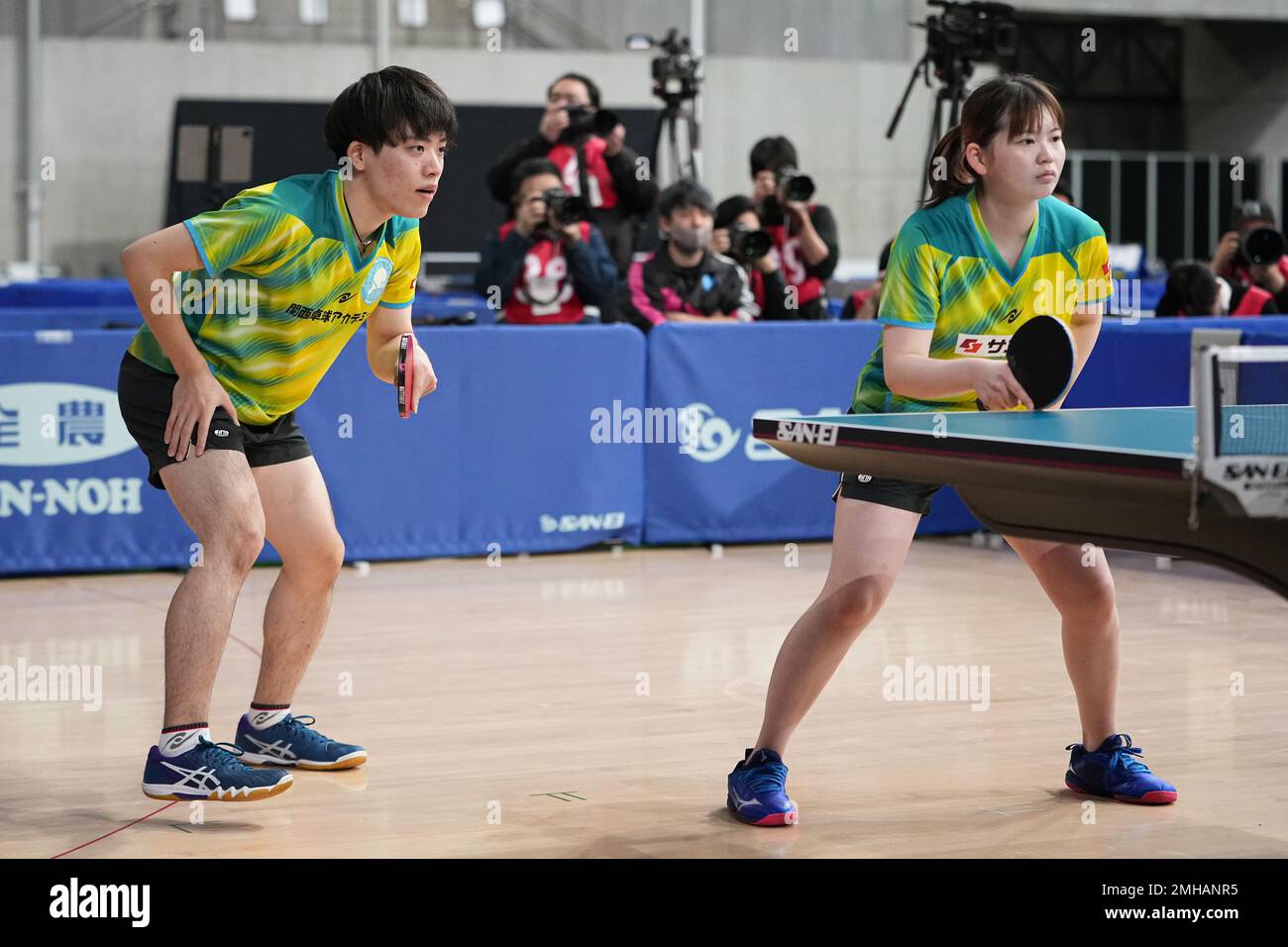 Tokyo, Japan. 26th Jan, 2023. Shodai Sakane Maki Shiomi Table Tennis All Japan Table Tennis