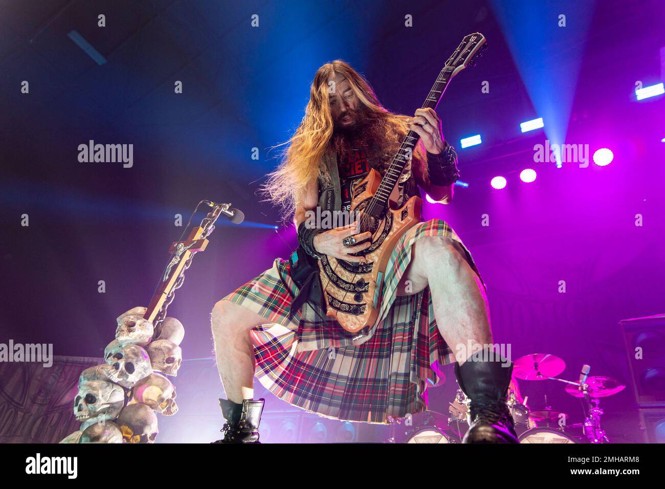 American heavy metal band Black Label Society performing at PNE Forum