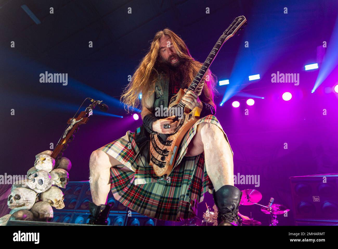 American heavy metal band Black Label Society performing at PNE Forum