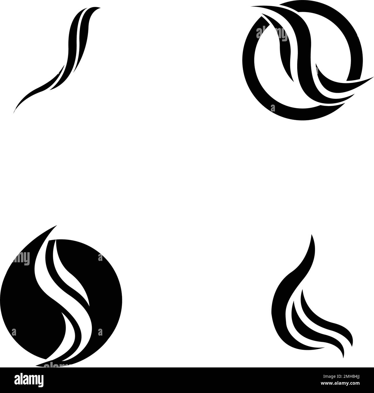 hair logo stock illustration design Stock Vector