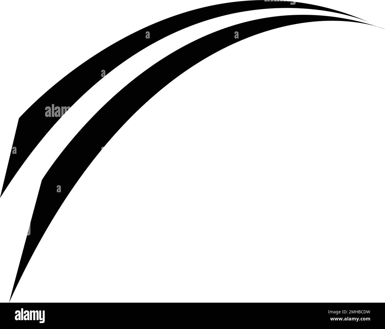 black rail logo illustration design Stock Vector