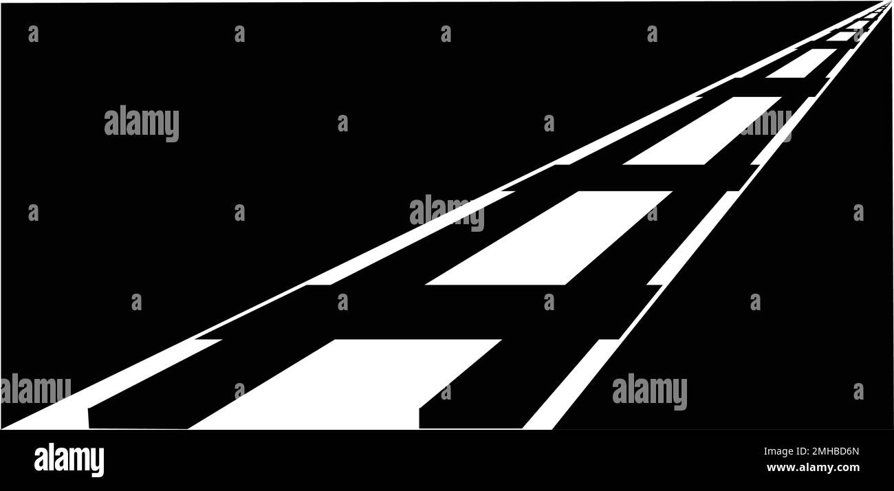 black rail logo illustration design Stock Vector