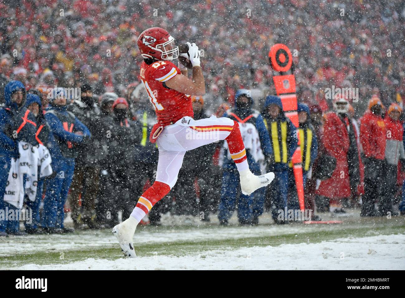 Kansas City Chiefs tight end Blake Bell (81) against the Denver