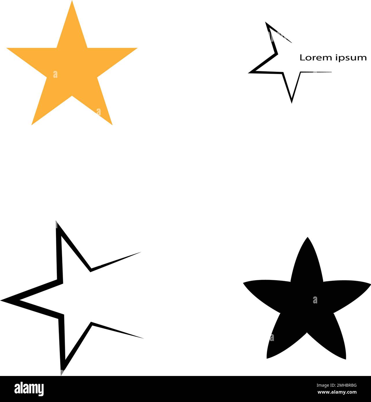 Star Logo Template vector icon illustration design Stock Vector Image ...