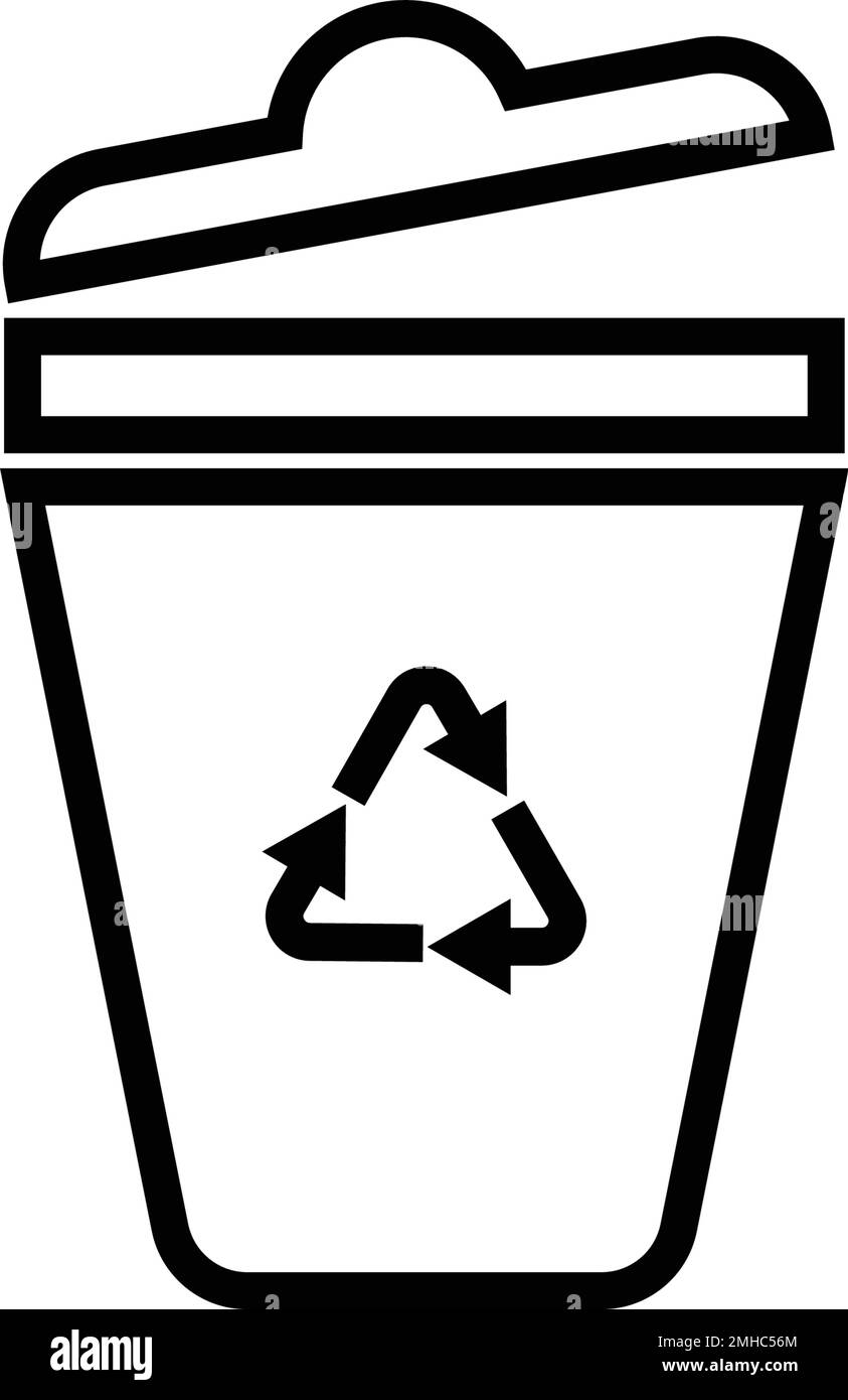 trash can logo illustration design Stock Vector Image & Art Alamy