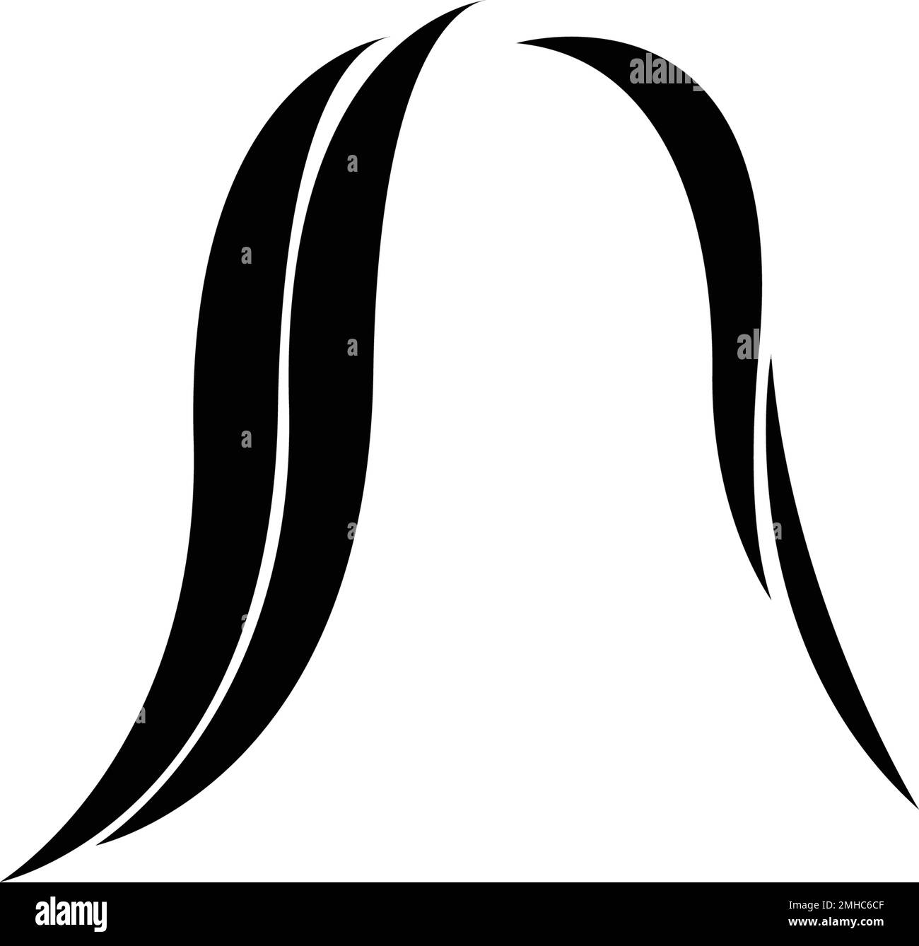 hair logo stock illustration design Stock Vector