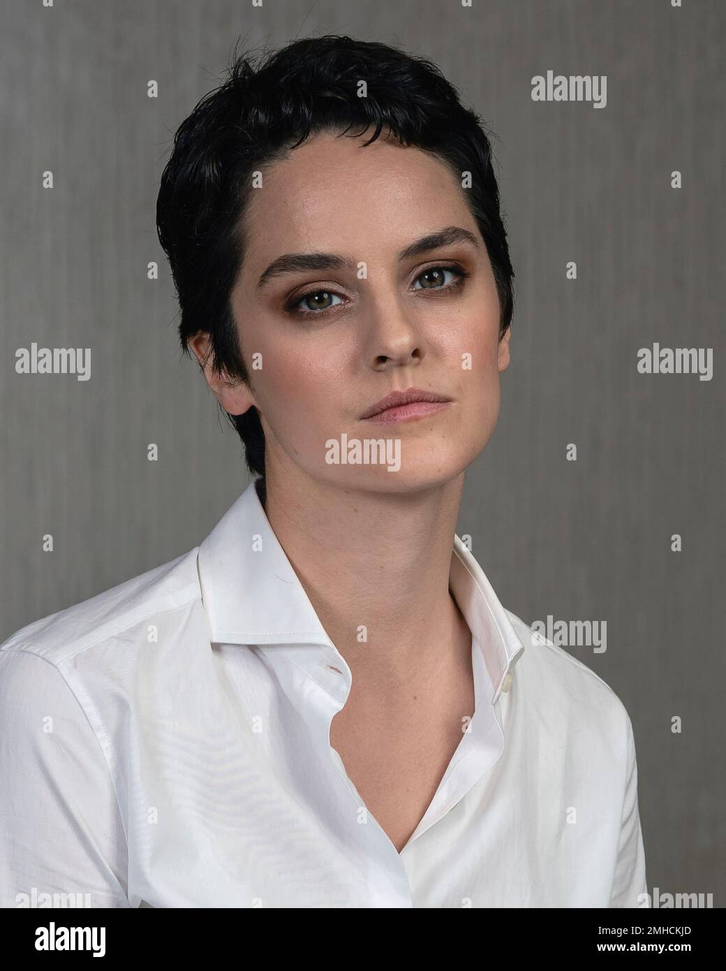 This Sept. 30, 2019 photo shows actress Noemie Merlant posing for a ...
