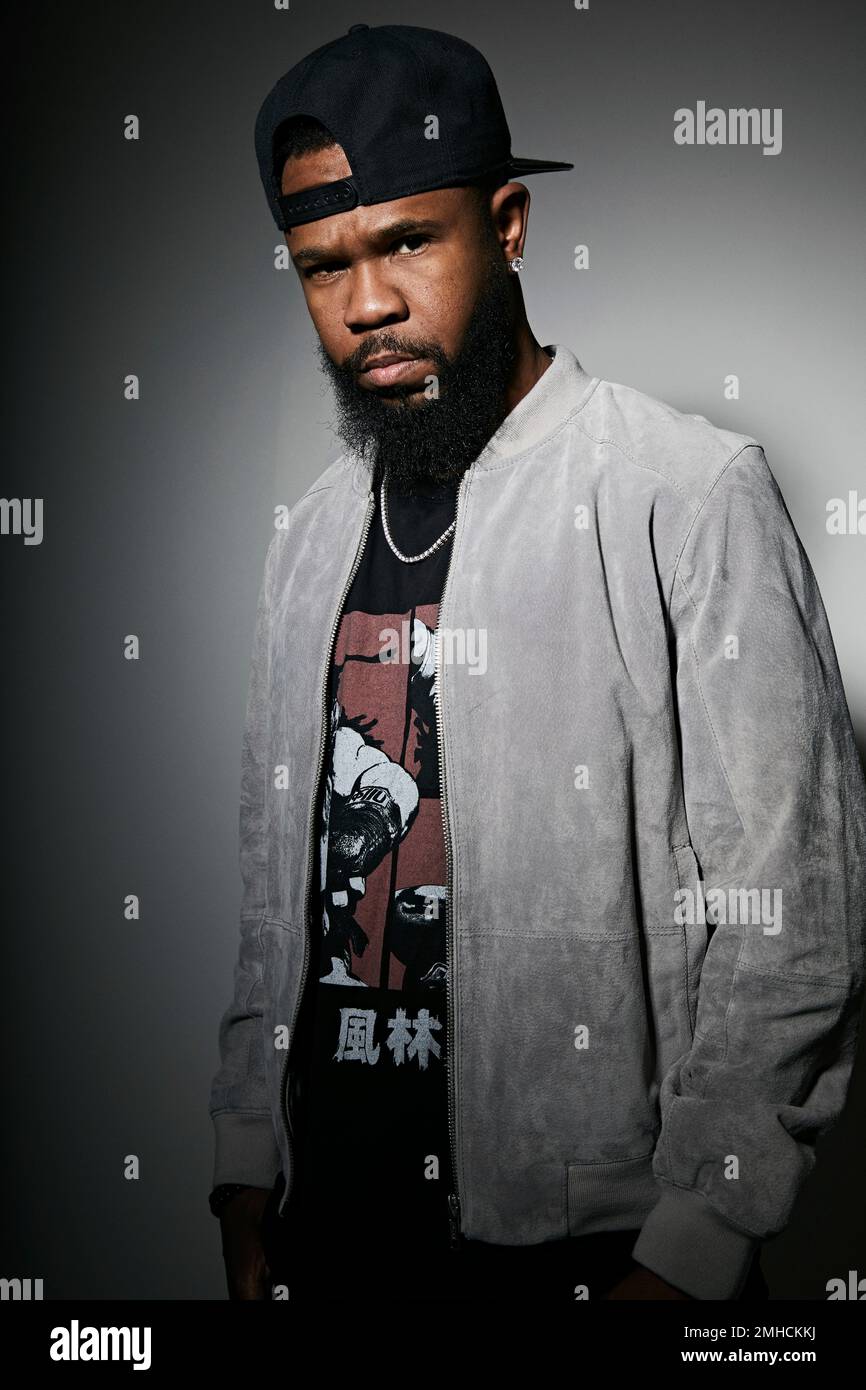 This Nov. 18, 2019 photo shows Grammy award-winning rapper ...