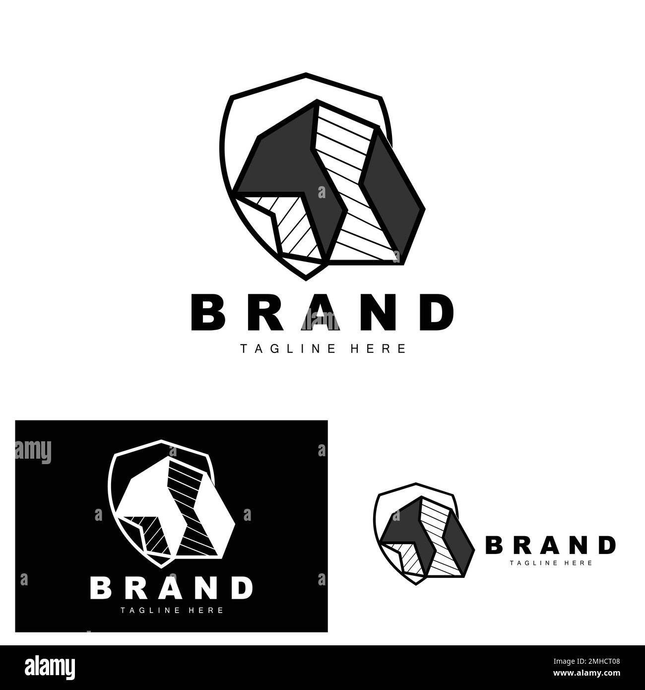 Stone Logo, Gem Line Stone Design, Diamond, Crystal, Simple Elegant