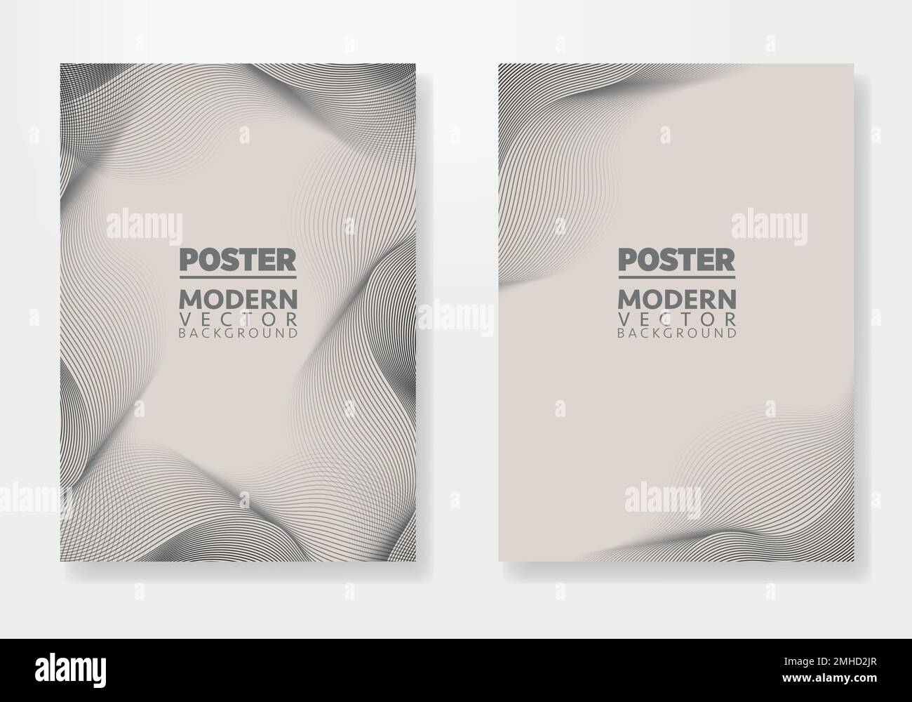 Poster layout design. Vector illustration background template front and back document. Easy Editable. Template vector design for Brochure Stock Vector