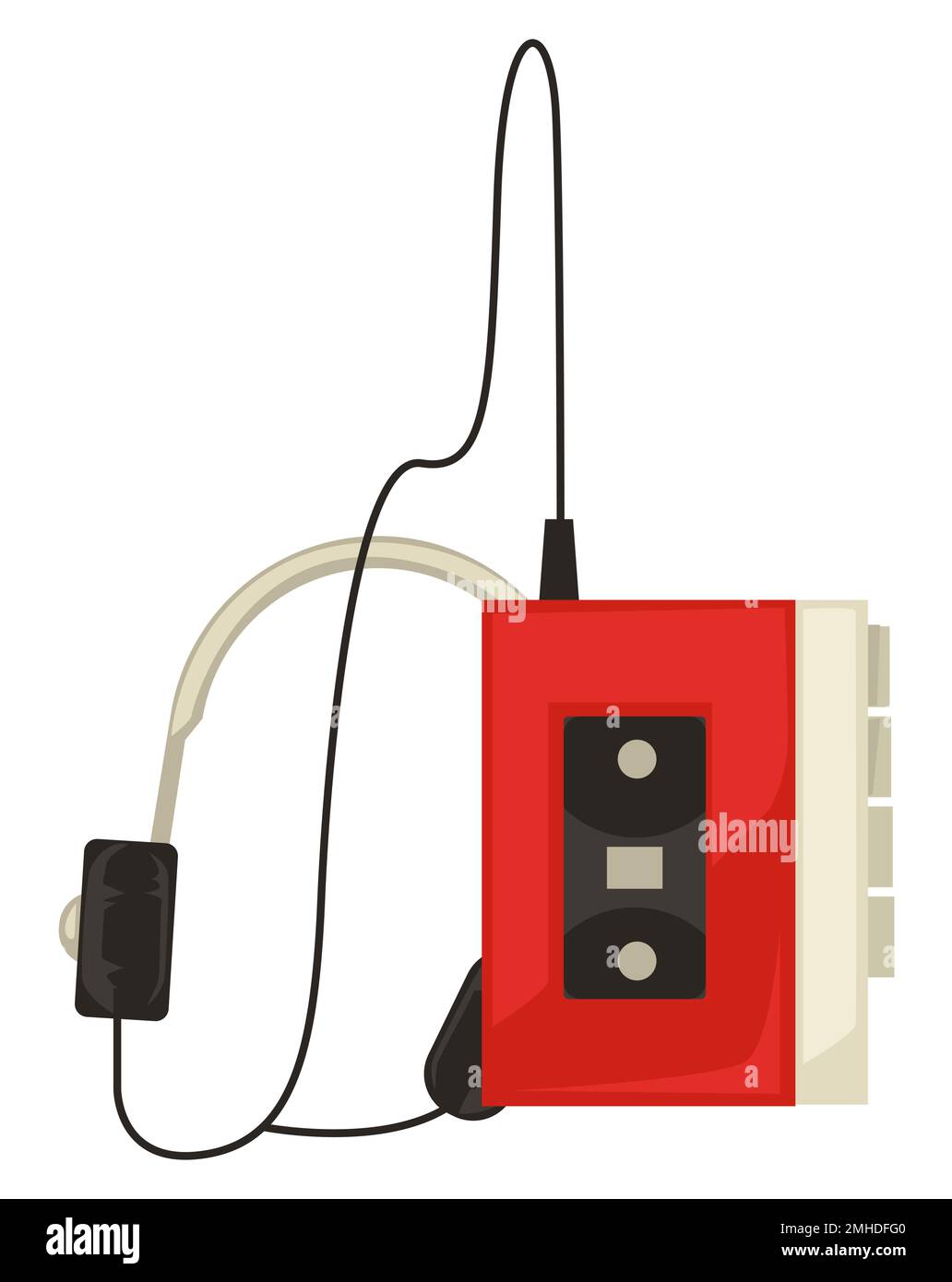 80s Music Player With Headphones Listening To Music Isolated Object panasonic-am-fm-stereo-radio-cassette-recorder-1980-s-hangar-19-prop