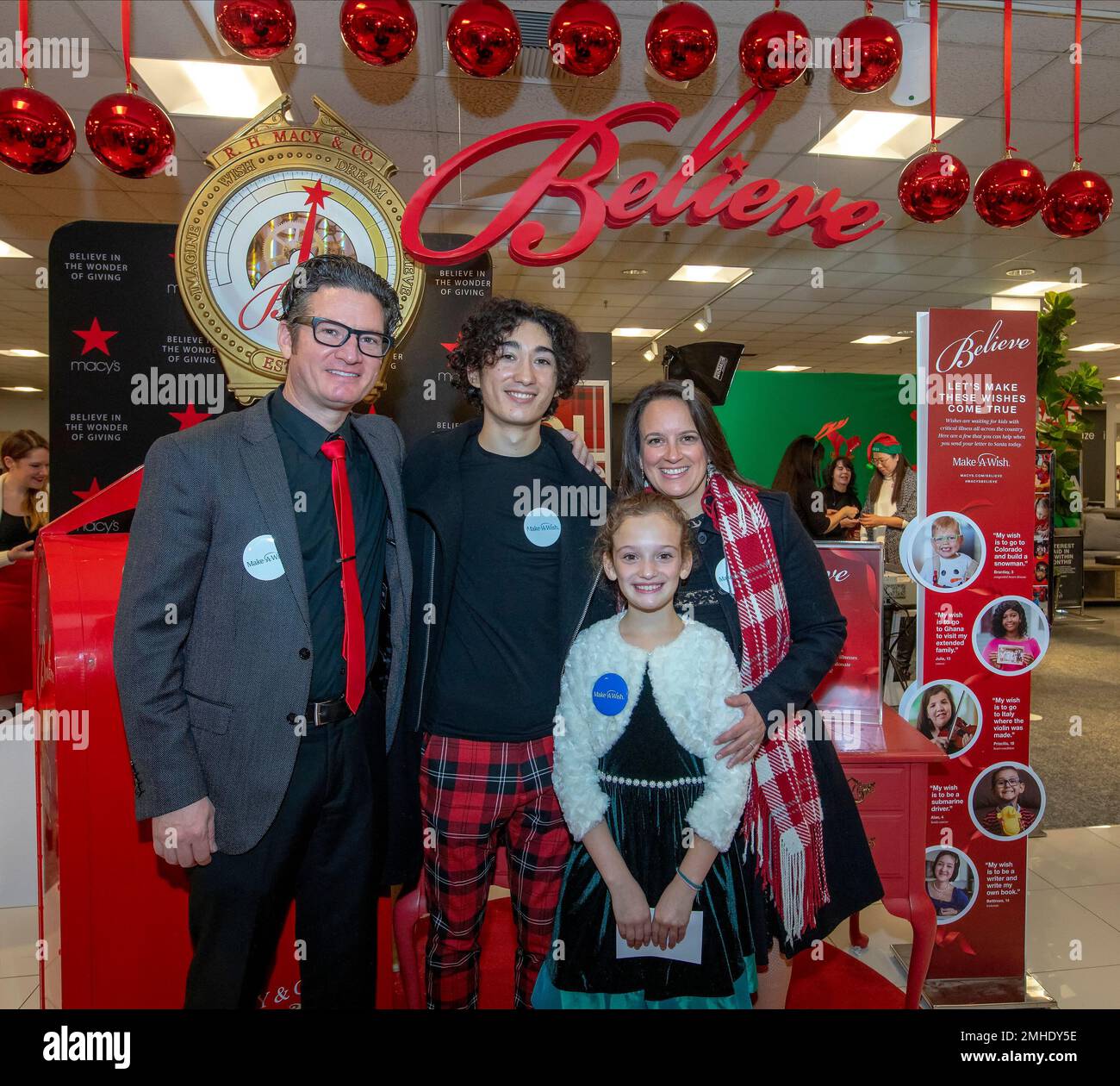 As part of Macy's Believe campaign, Macy's and Make-A-Wish® celebrate ...