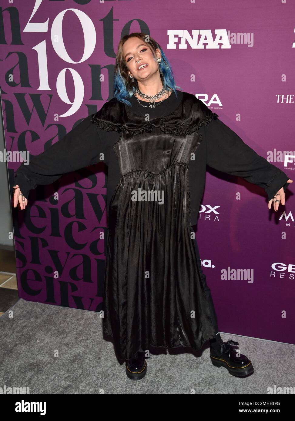 Swedish singer-songwriter Tove Lo attends the 2019 Footwear News