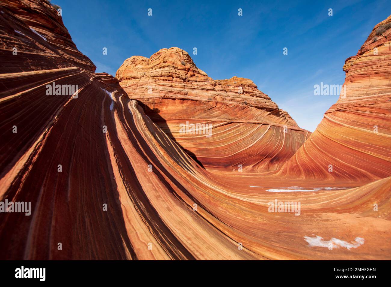 The Wave Is A Stunning Geological Formation In The Paria Canyon 