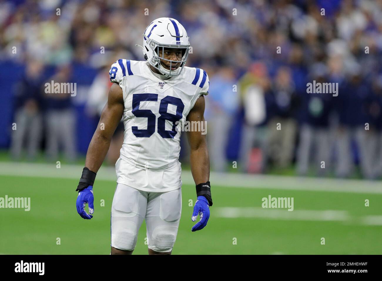 Indianapolis Colts linebacker Bobby Okereke, cornerback Rock Ya