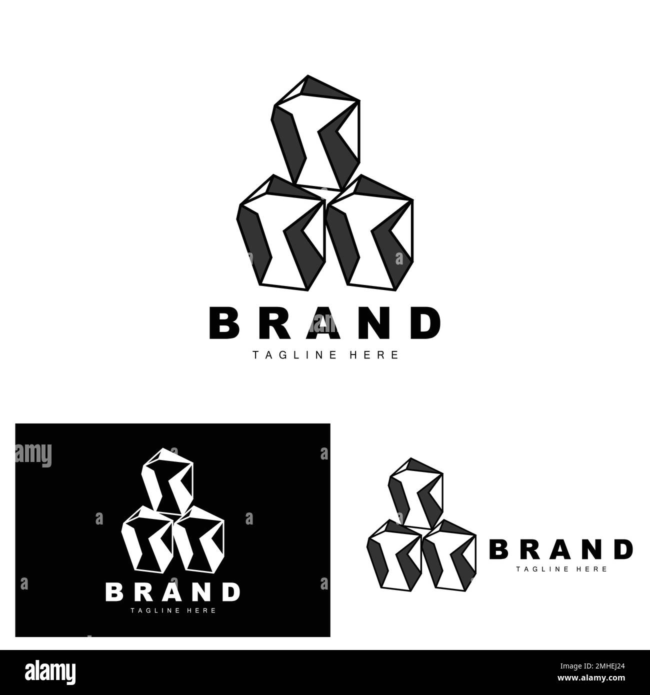 Stone Logo, Gem Line Stone Design, Diamond, Crystal, Simple Elegant