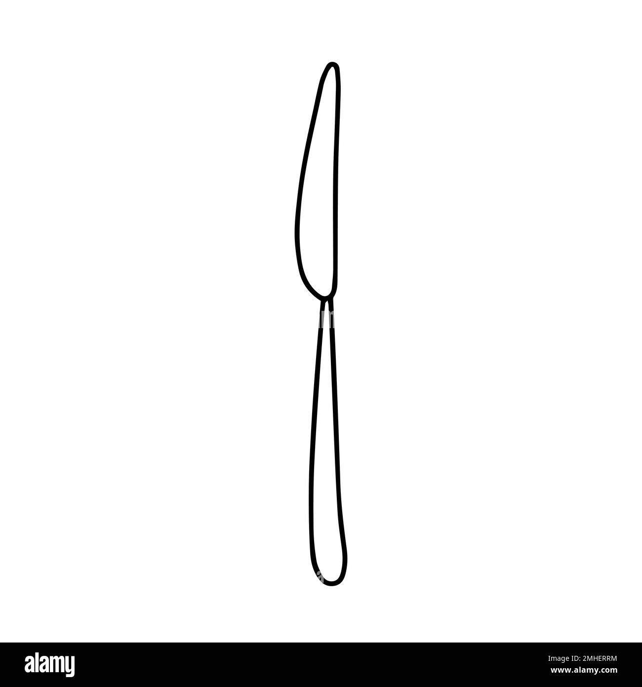 Vector doodle knife illustration Stock Vector Image & Art Alamy