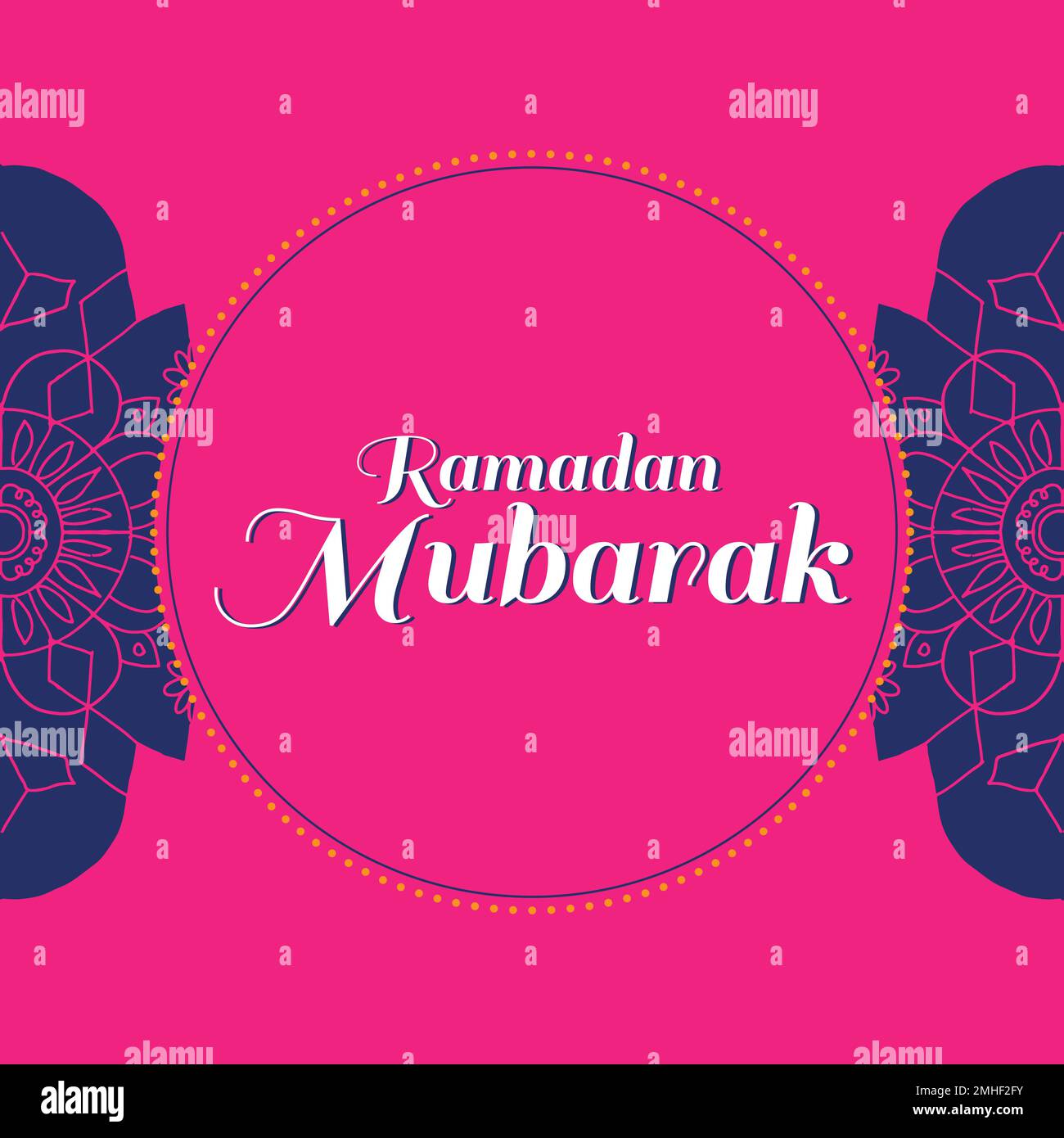 Ramadan Mubarak social template vector Stock Vector Image & Art Alamy