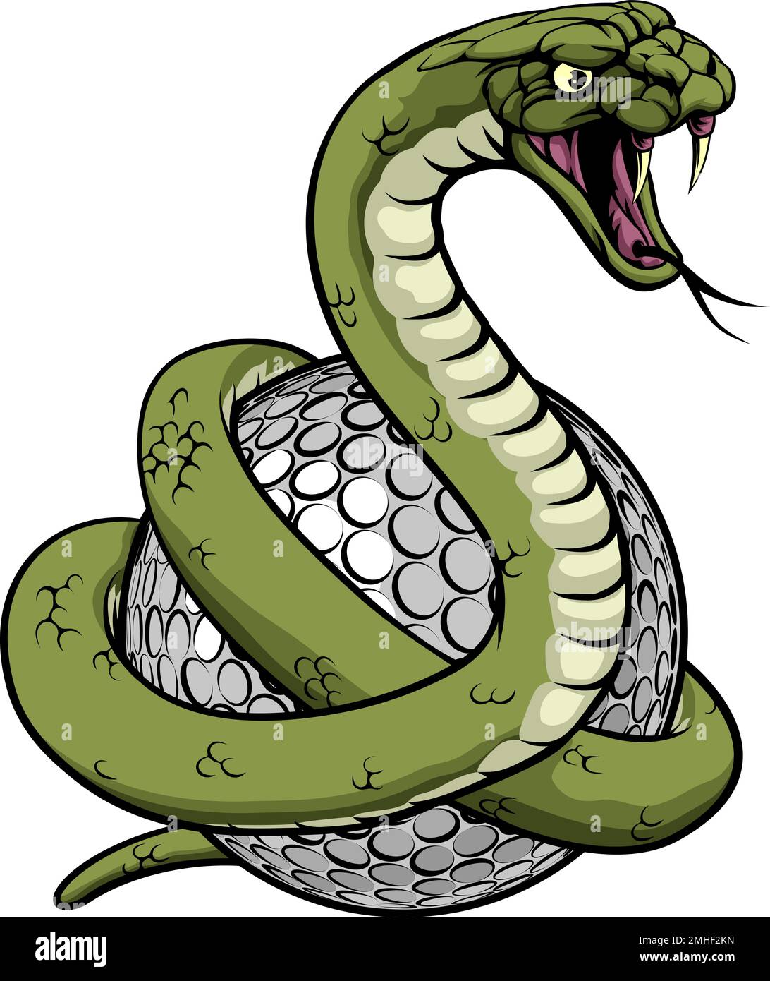 Striking snake Stock Vector Images - Alamy