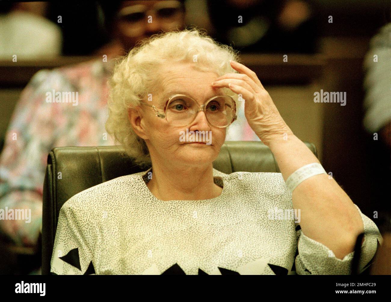 Sacramento, Calif., landlady Dorothea Puente looks stoic as the verdict ...