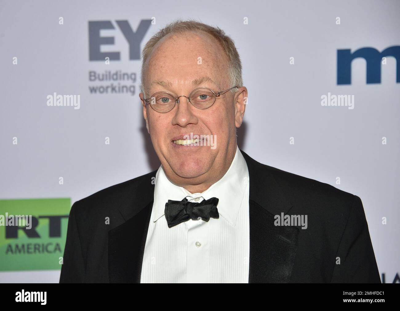 Chris Hedges attends the 47th International Emmy Awards gala at the