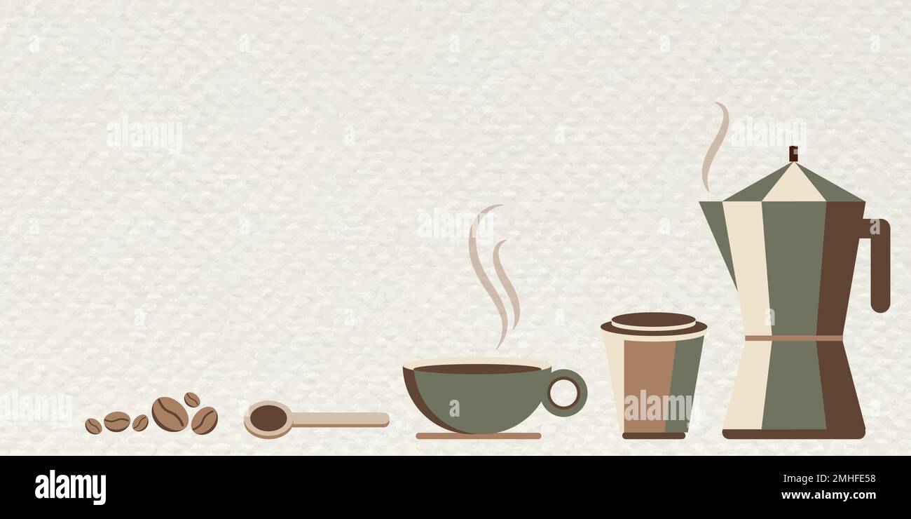 Coffee banner design template vector Stock Vector Image & Art Alamy