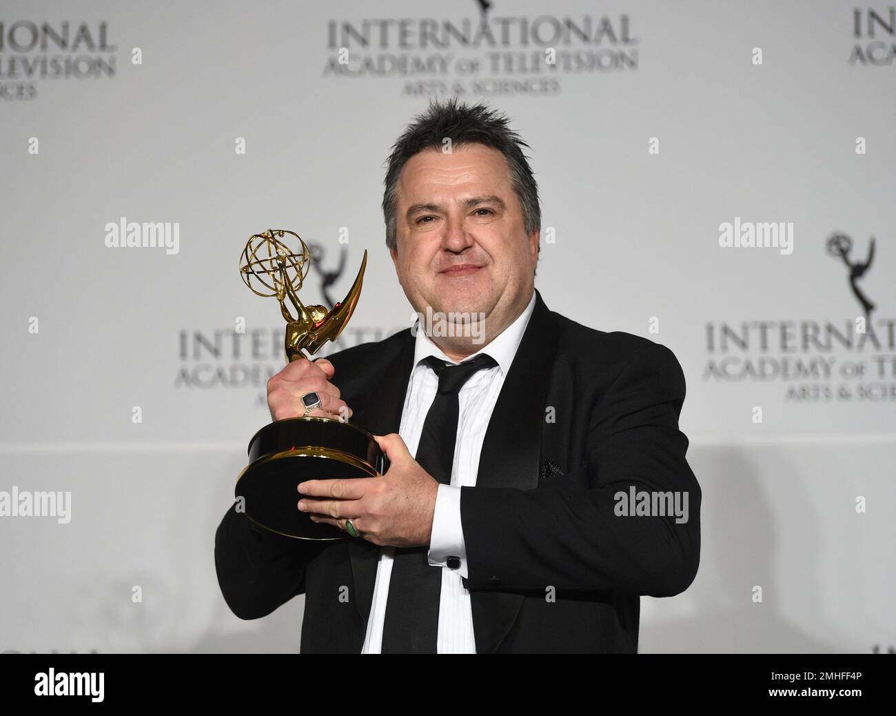 Australian producer Stephen Corvini poses with the tv movie