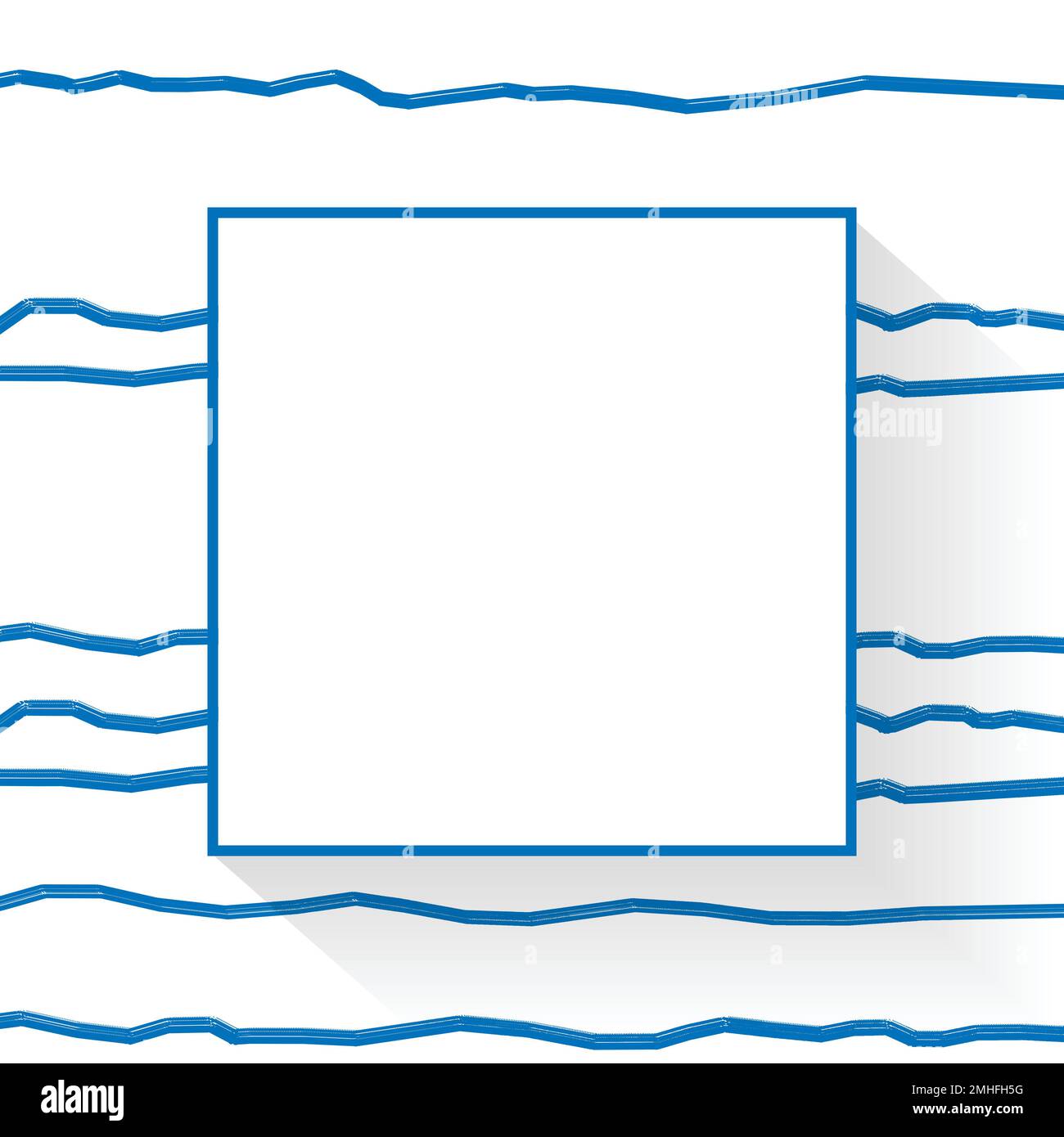 Blank square abstract frame vector Stock Vector Image & Art Alamy