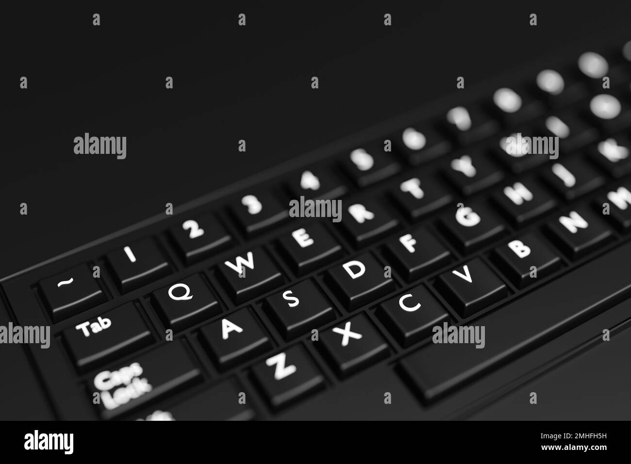Holographic keyboard Black and White Stock Photos & Images - Alamy