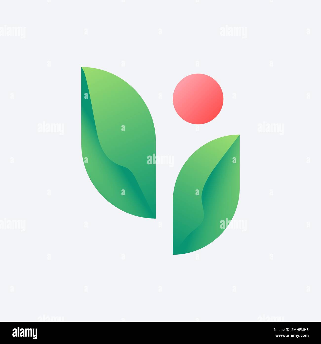 Sustainable business vector logo leaf icon design Stock Vector Image 